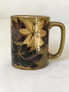 Vintage Stoneware Floral Mug Retro - Picture 1 of 9