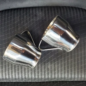 2 Breville Cafe Roma Stainless Steel Insulated Espresso Cups Mug - Picture 1 of 3