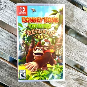 Donkey Kong Country Returns HD Nintendo Switch NUEVO SELLADO (EE. UU.) ¡ENVÍO GRATUITO! - Imagen 1 de 1