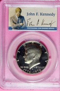 1976 - S PCGS PR69DCAM CLAD KENNEDY HALF DOLLAR!! #B47893 - Picture 1 of 2