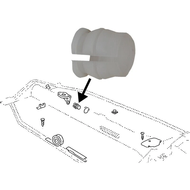 BOCCOLA ASTA CAMBIO VW MAGGIOLINO 47/86, T1 50/65
