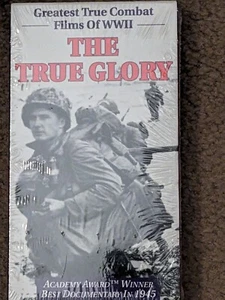 "The True Glory" Greatest True Combat Films of WWII! NEW/RARE VHS! - Picture 1 of 2