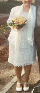 Brautkleid/Sommerkleid Mit Blazer Und Schal - Bild 1 von 5