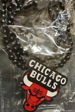 Unisex Hip Hop Style Chicago Bulls Beaded Acrylic Necklace UK Seller Free P&P