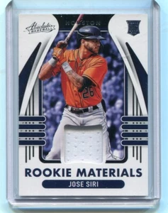 JOSE SIRI 2022 PANINI ABSOLUTE ROOKIE MATERIALS RELIC - Picture 1 of 2