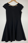 PINC Dress Size XL Juniors Womens Black Textured Skater Dress D6