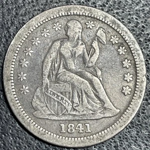 1841-O Seated Liberty Dime - Full Liberty! #2 - Bild 1 von 2