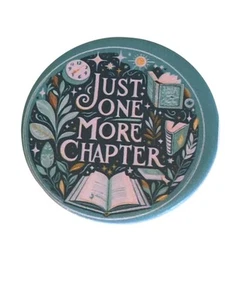 "Just One More Chapter” PopSocket – Book Lover Grip & Stand for Readers - Photo 1 sur 3