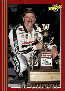 Juego de cartas de carrera rojas Maxx NASCAR 1992 Break Dale Earnhardt #294 - Imagen 1 de 2