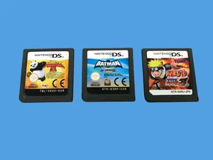 3 Stück Nintendo DS Spiele - Kung Fu Panda 2, Batman & Naruto - Bild 1 von 2