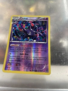 Pokémon Crobat 33/119 Rare Cosmos Holo XY Phantom Forces - Photo 1 sur 11