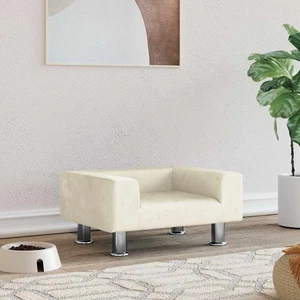 Legowisko dla psa Kosze Sofa dla psa Sofa dla psa Kanapa dla psa Legowisko dla zwierząt domowych Aksamit vidaXL - Zdjęcie 1 z 80