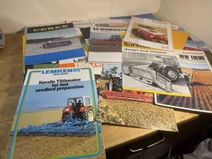 30 x Brochure Vendita Agri Agricole Assortite Trattore Combinazione Attrezzo Bundle Joblot - Foto 1 di 13