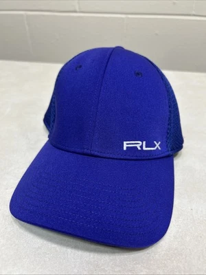 RLX Ralph Lauren 男式运动运动网眼贴合帽子男式小号中号 — 第 1/4 张图片