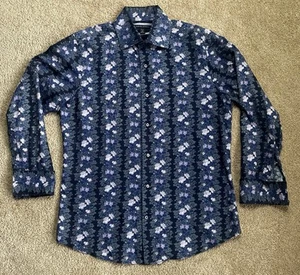 Banana Republic Herren Hemden Blau L 16-16 1/2 Button Down Langarm - Bild 1 von 8