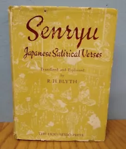 Senryu: Japanese Satirical Verses (1st ed, DJ, 1949, Hokuseido Press, English) - Picture 1 of 10