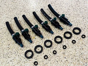 MERCEDES FUEL INJECTOR SET KIT W107 R107 280SL W114 250CE 280E 280CE - Picture 1 of 4