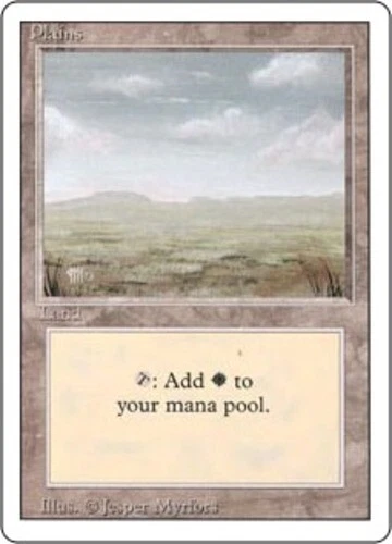 Plains (No Trees) ~ Near Mint 3rd Edition Revised MTG Magic UltimateMTG Land Car - Image 1 of 1