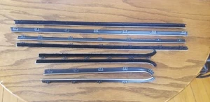 Fits 67 68 69 Barracuda notchback Window Sweeps Fuzzies Whiskers Felts - Picture 1 of 1
