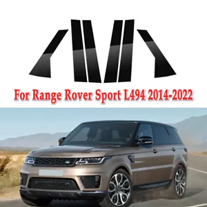 For Range Rover Sport L494 2014-2022 Gloss Black Pillar Posts Door Window Cover - Foto 1 di 17