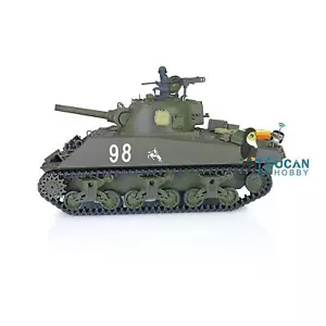 Tanque Heng Long 1:6 7.0 versión de plástico EE. UU. M4A3 Sherman RTR RC modelo 3898 - Imagen 1 de 12