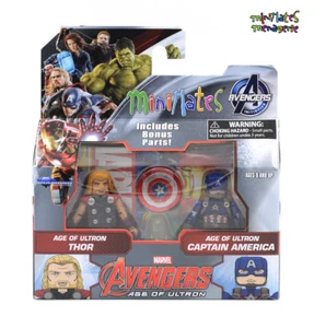 Marvel Minimates TRU Avengers Age of Ultron Movie Thor & Captain America - Picture 1 of 1