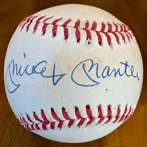 Mickey Mantle Signed Autographed American League Baseball Ball JSA LOA Yankees - Picture 1 of 9