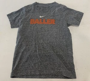 Nike Gray Shirt Boys Size 6 - Picture 1 of 7