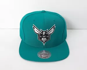 Mitchell & Ness türkis NBA Charlotte Hornets Snapback Mütze Kappe verstellbare Passform - Bild 1 von 7