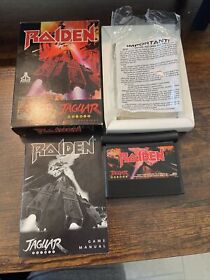 Raiden Atari Jaguar Game Complete CIB Authentic Cartridge Manual Box