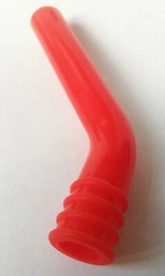 RC 1/10 Nitro Car Buggy Engine Silicone Exhaust DEFLECTOR coupler Red - Image 1 of 2