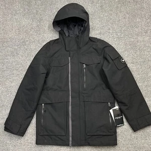 Obermeyer Boys' Colt Jacket Insulated Teen Size L Black Ski Snowboard NEW - Picture 1 of 12