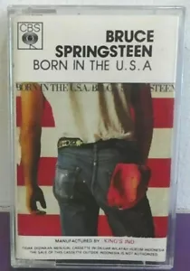 BRUCE SPRINGSTEEN Born In USA Cassette Tape INDONESIA Licensed CBS - Picture 1 of 4