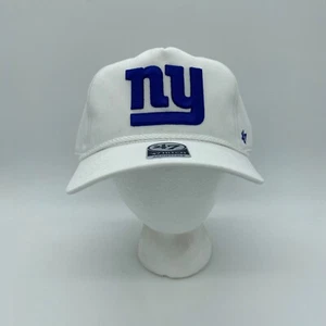 Cappello Berretto '47 Brand Hitch New York Giants NFL Snapback Corda Bianco Regolabile - Foto 1 di 6