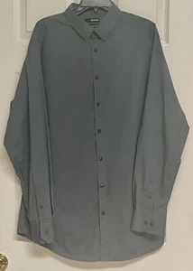 Murano Ultimate Modern Comfort Mens Shirt Size XLT Cotton Blend Gray - Picture 1 of 7