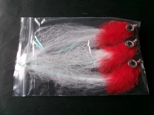 3 véritables mouches de pêche au brochet. - Photo 1/1