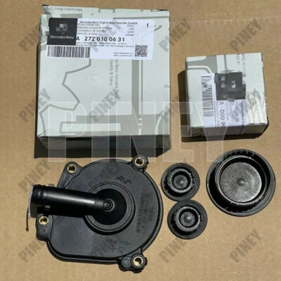 NOVA tampa separadora de óleo do motor + conjunto de tampa de eixo de comando adequado para Mercedes Benz - Imagem 1 de 4