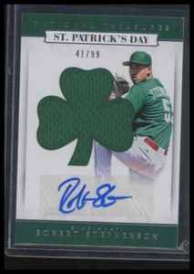 2016 National Treasures St. Patrick’s Day Jerseys Sig Robert Stephenson #/99 - Picture 1 of 2