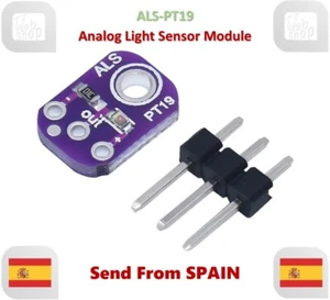 ALS-PT19 Analog Light Sensor Module High Dynamic Range Light Sensor Breakout - Imagen 1 de 8