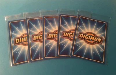 Digimon : The Movie - (5) Rare Promo DIGI-BATTLE Card Factory Sealed Packs - Image 1 of 4