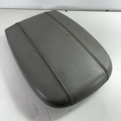 Ford Expedition Lincoln Navigator 1998-2002 consola delantera reposabrazos tapa cuero gris Foto 1 de 4