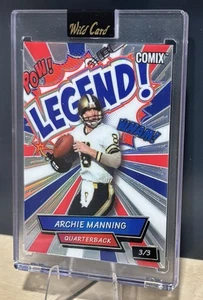 2025 Archie Manning 3/3 Rookies and Legends Wild Card Comix Legend - Picture 1 of 3