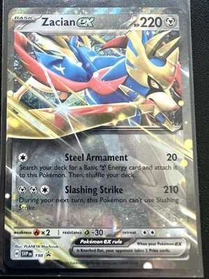 Zacian ex - Promo SV: Scarlet & Violet Promo Cards 198 NM - Image 1 of 2