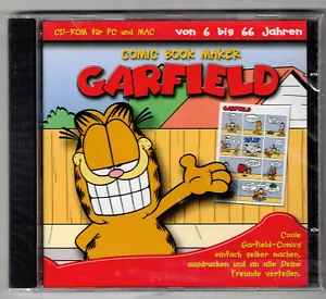 GARFIELD Comic Book Maker - CD-ROM für PC und MAC - Neu / OVP (2001) - Bild 1 von 2