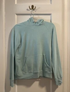 Athleta Girl Size XL (14) Aqua Blue Hoodie Top - Picture 1 of 2