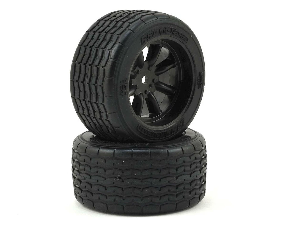 Protoform Vintage Racing Pre-Mounted Rear Tire (2) (31mm) (Black) [PRM10139-18] - Image 1 of 3