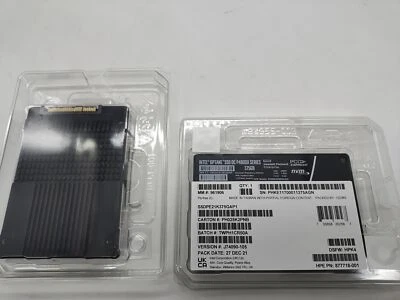 New HP Intel Optane P4800x 375GB 2.5" 6Gb/s SSD U.2 NVME PCIE SSDPE21K375GAP1 - Image 1 of 3