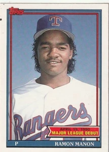 KOSTENLOSER VERSAND - NEUWERTIG - 1990-91 Topps Major League Debut Ramon Manon #96 RANGERS - Bild 1 von 1