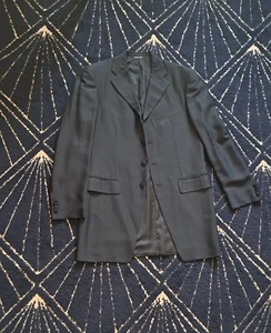 Nervesa Sartoria Men’s BLAZER Plaid Double-Breasted Blazer - Classic Fit Size L - Picture 1 of 11