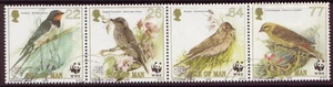 ISLE OF MAN 2000 "ENDANGERED SPECIES, SONGBIRDS" FINE USED - Picture 1 of 1
